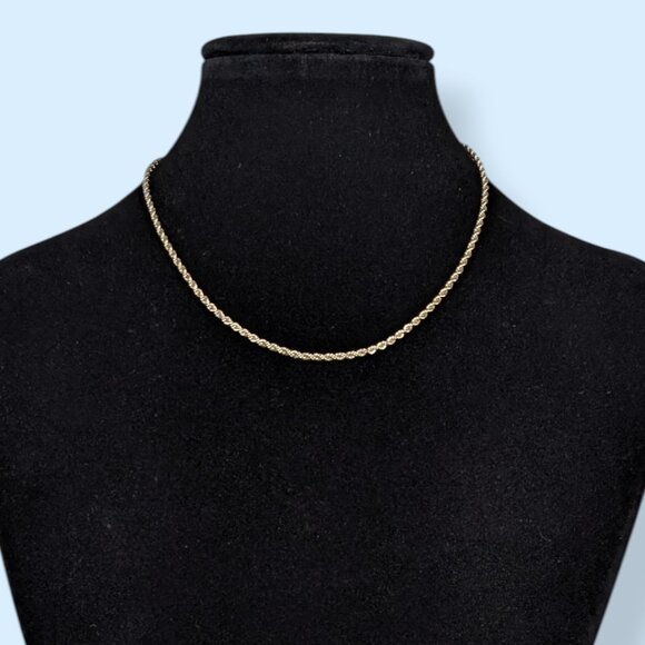 LOFT Dainty Rope Chain Choker Necklace - Picture 2 of 5